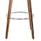 Armen Living Sonia 30" Bar Height Swivel Brown Faux Leather and Walnut Wood Bar Stool LCSOBABRWA30 - alternate 2